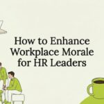 Decorative title card for workplace morale article
