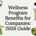 Editorial wellness blog title card with illustrations