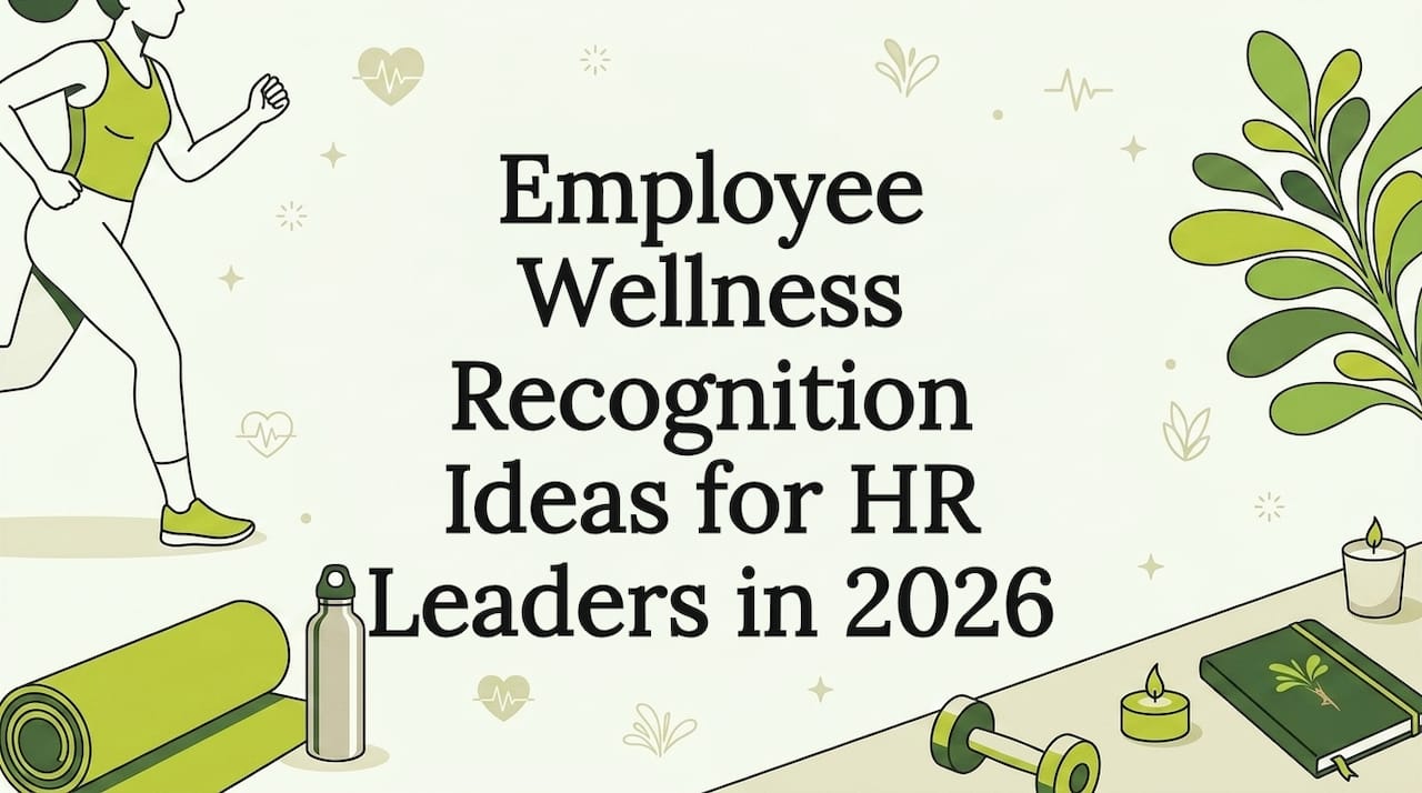 Decorative wellness recognition title card