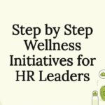 Decorative wellness-themed title card illustration