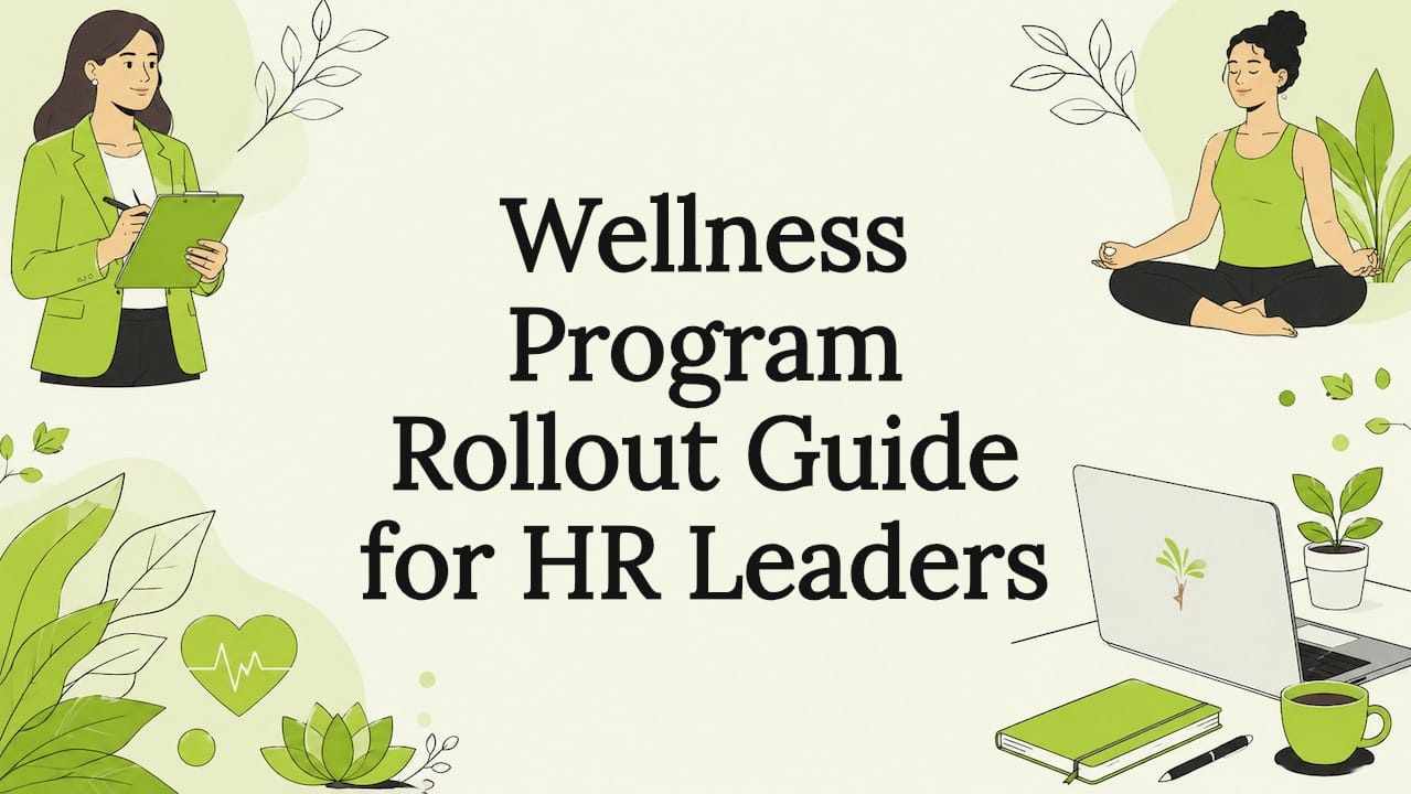 Decorative wellness program title card