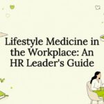 Decorative title card illustration for workplace wellness