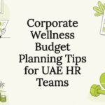 Decorative title card with wellness and budget icons