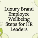 Decorative title card with luxury wellness elements