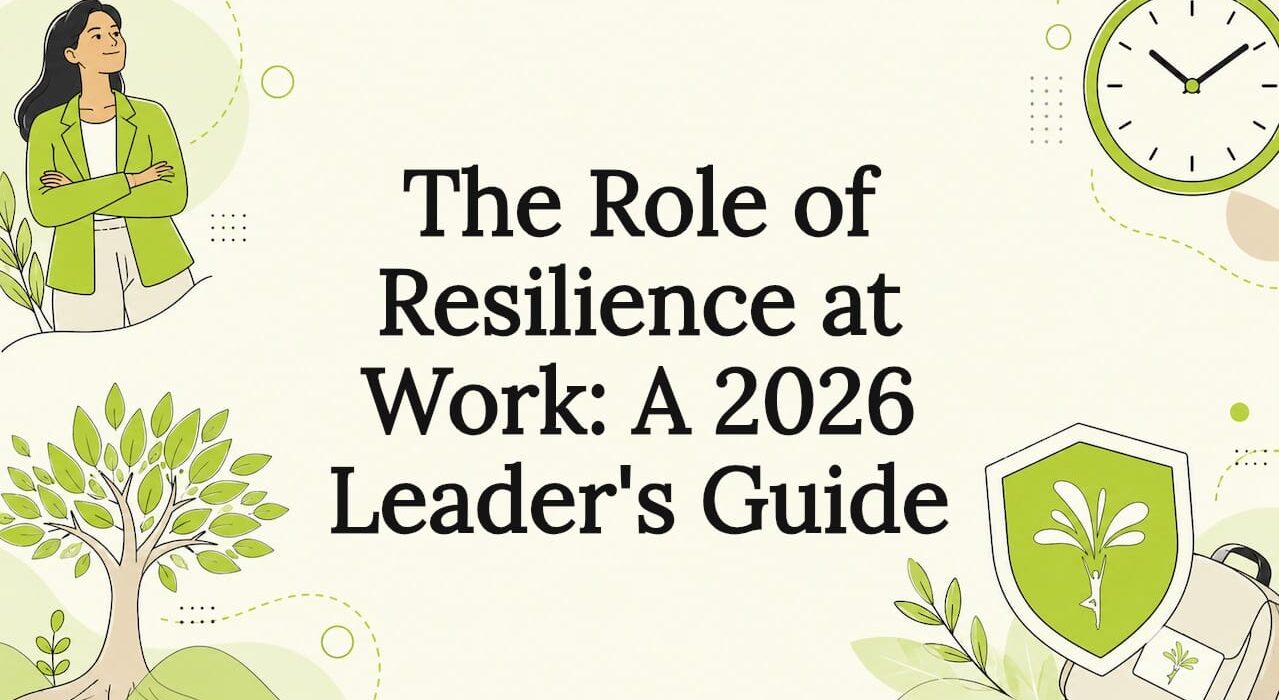Decorative resilience workplace title card