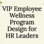 Decorative wellness program title card illustration