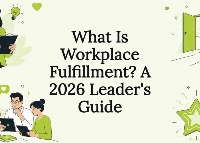 Decorative title card illustration for workplace fulfillment