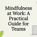 Decorative mindfulness title card illustration