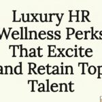 Decorative luxury wellness HR perks title card