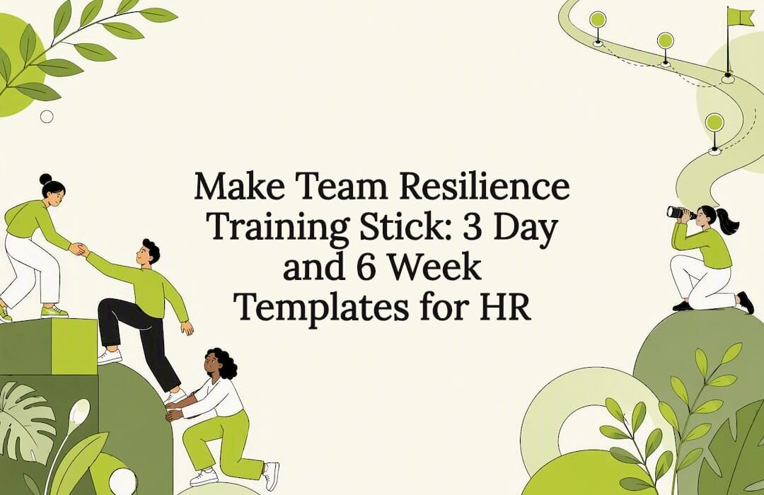 Team resilience training title card