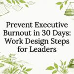 Executive burnout work design title card