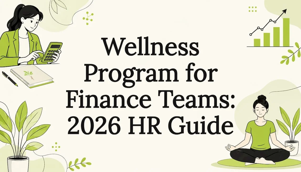 Illustrated decorative title card for finance wellness program