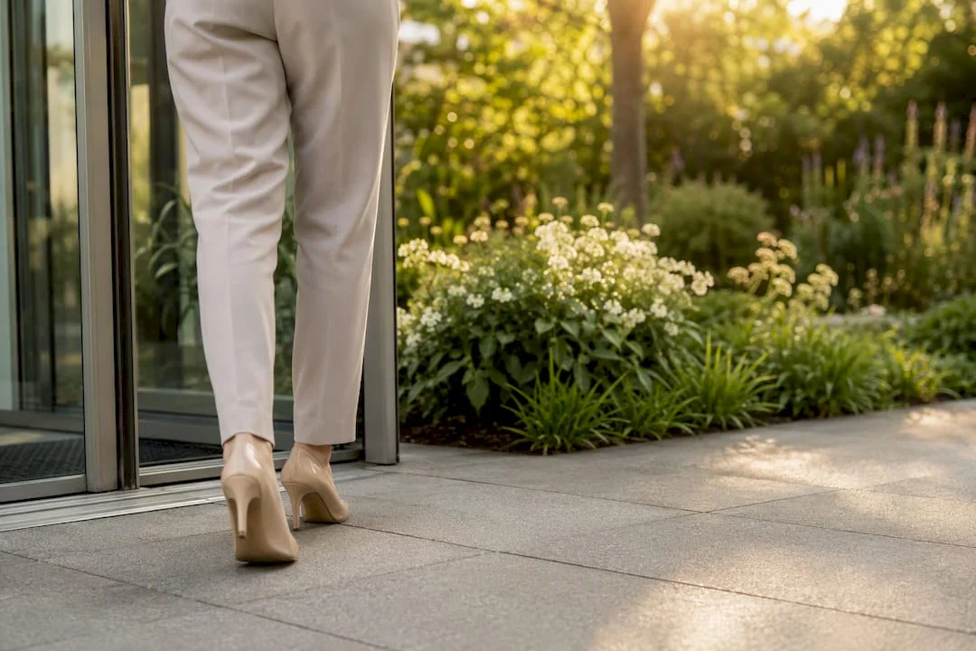 Person leaving office for genuine break